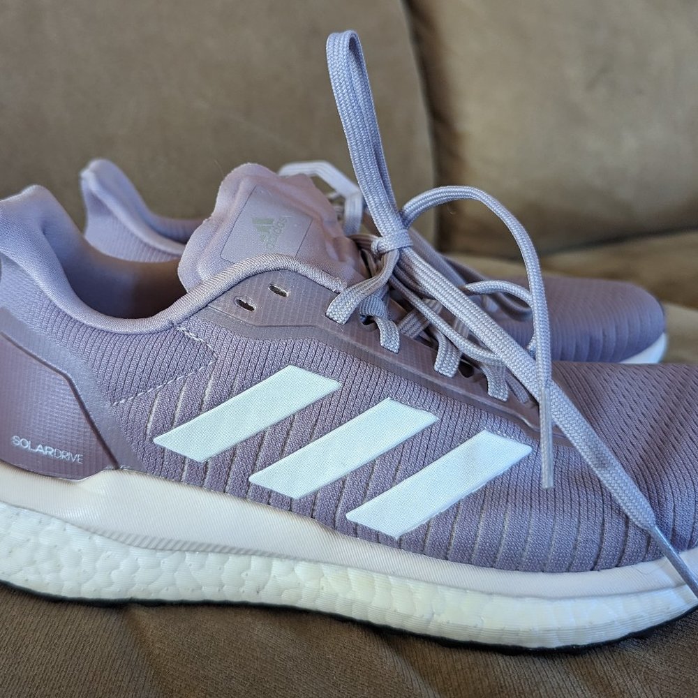 Adidas Solar Drive 19 Womens Running Shoes Sz 7 Purple Casual Athletic Sneakers